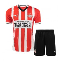 Camisa de Futebol PSV Eindhoven Equipamento Principal Infantil 2024-25 Manga Curta (+ Calças curtas)